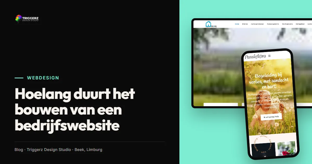 Hoelang duurt het bouwen van een bedrijfswebsite