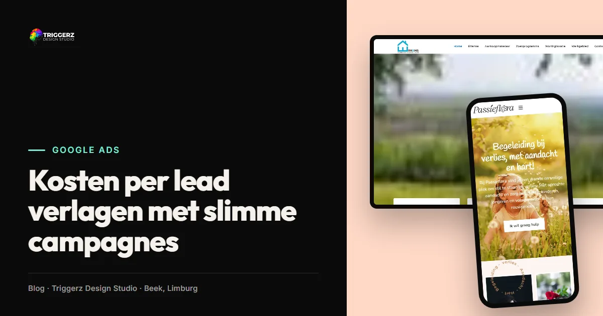 Kosten per lead verlagen met slimme campagnes, artikel van Triggerz Design Studio