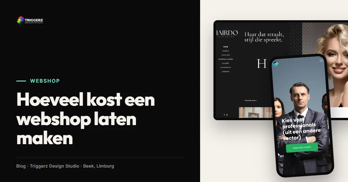 Hoeveel kost een webshop laten maken, artikel van Triggerz Design Studio