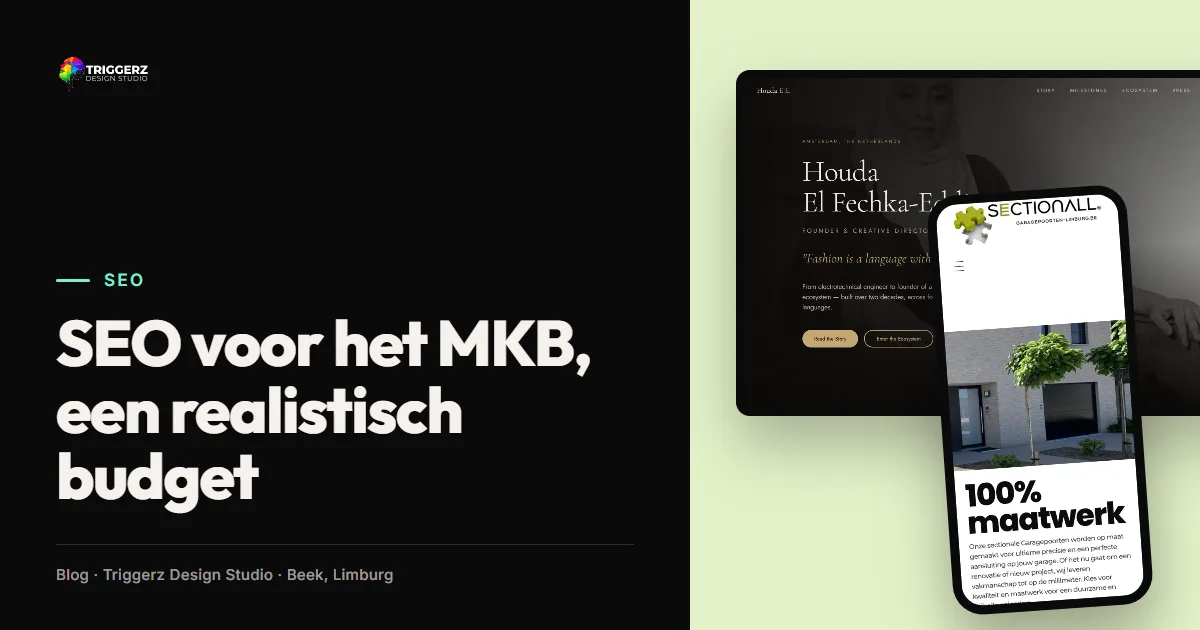SEO voor het MKB, een realistisch budget, artikel van Triggerz Design Studio