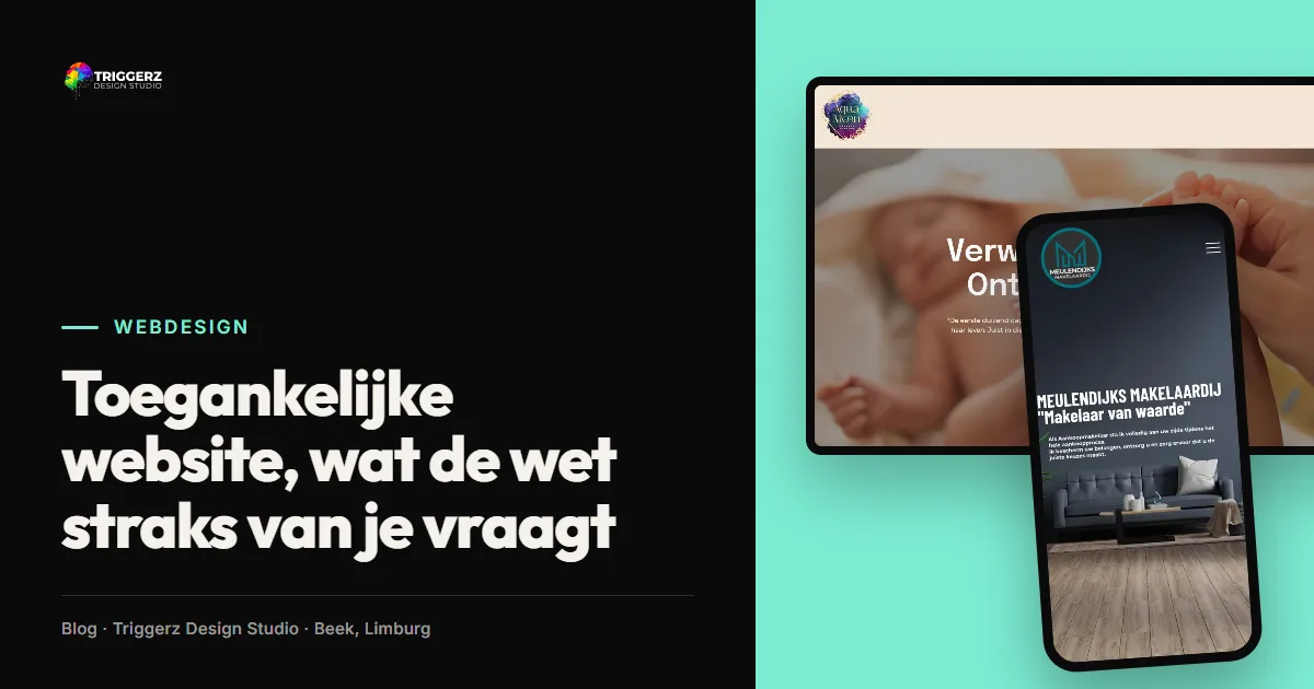 Toegankelijke website, wat de wet straks van je vraagt, artikel van Triggerz Design Studio