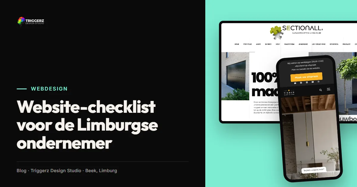 Website-checklist voor de Limburgse ondernemer